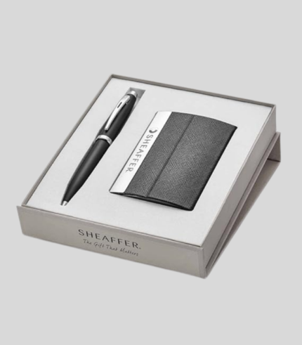 Sheaffer Ballpoint Pen With Business Card Holder