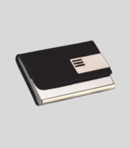 Silver And Black Card Holder BVC 818