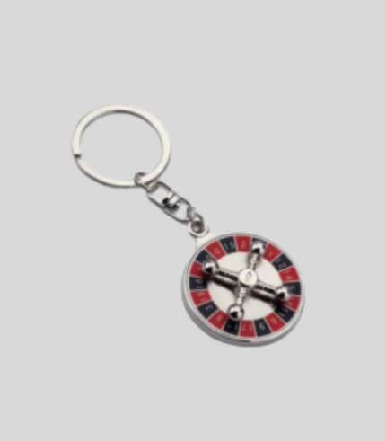 Round Metal Compass Keychain BKC 578