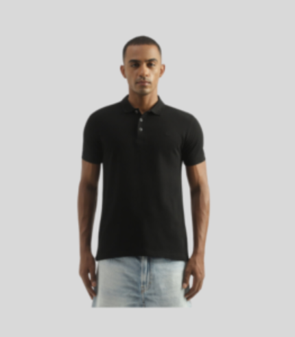 UCB- Men's Black Polo T Shirt
