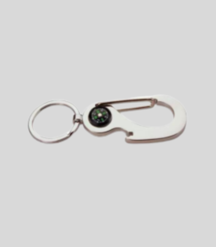 Small Compass Keychain/Hook BKC 588